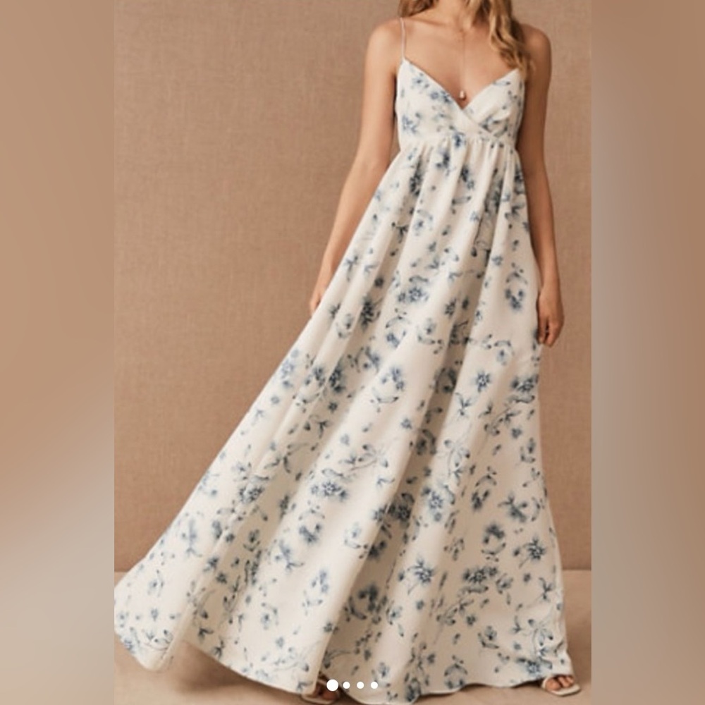 BHLDN FLORAL BRIDESMAID DRESS